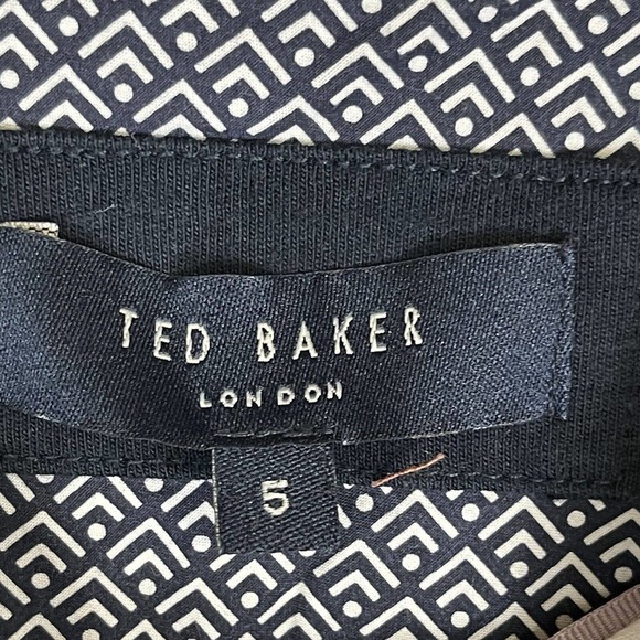 Ted Baker Polo Shirt Adult 5‎ Blue London Short Sleeve Golf Tennis Rugby Mens - Picture 6 of 11